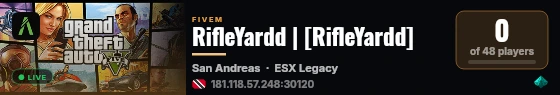 RifleYardd | [RifleYardd] live status badge