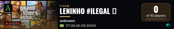 LENINHO #ILEGAL 🌈 live status badge