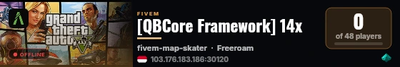 [QBCore Framework] 14x live status badge