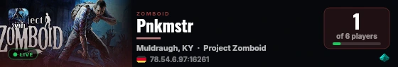 Pnkmstr live status badge