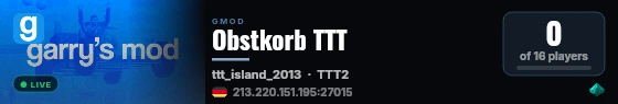 Obstkorb TTT live status badge