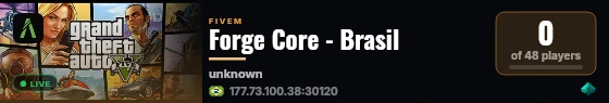 Forge Core - Brasil live status badge