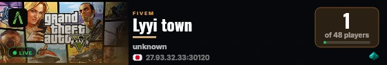 Lyyi town live status badge