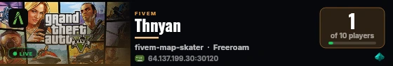 Thnyan live status badge