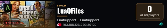 LuaQFiles live status badge