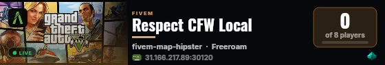 Respect CFW Local live status badge