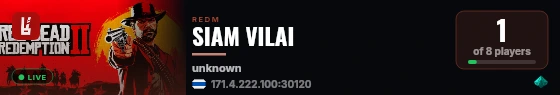SIAM VILAI live status badge