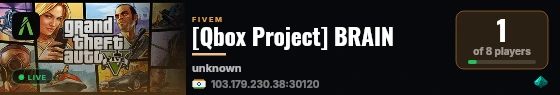 [Qbox Project] BRAIN live status badge