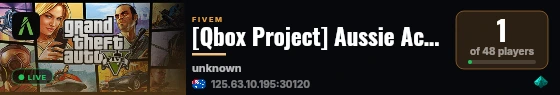 [Qbox Project] Aussie Academy live status badge