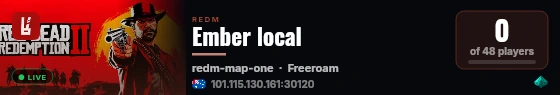 Ember local live status badge