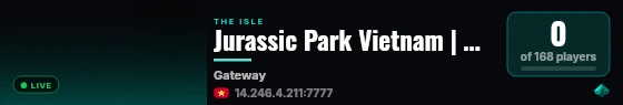 Jurassic Park Vietnam | No Rule | Human | discord.gg/HQCVG2zEH live status badge