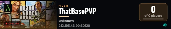 ThatBasePVP live status badge