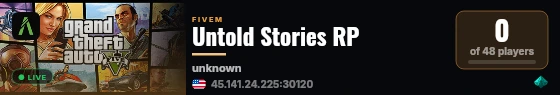 Untold Stories RP live status badge