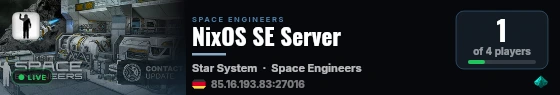 NixOS SE Server live status badge
