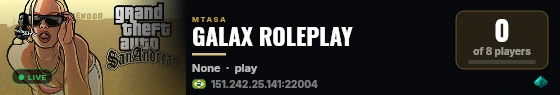 GALAX ROLEPLAY live status badge