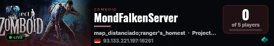 MondFalkenServer live status badge