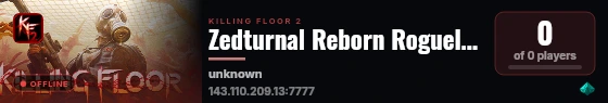 Zedturnal Reborn Roguelike Redux live status badge