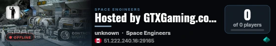 Hosted by GTXGaming.co.uk live status badge