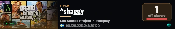 ^shaggy live status badge