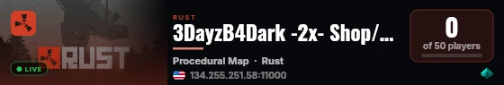 3DayzB4Dark -2x- Shop/Kits/Mini/Loot/NoBp live status badge