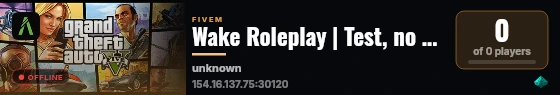 Wake Roleplay | Test, no anden mamando. live status badge