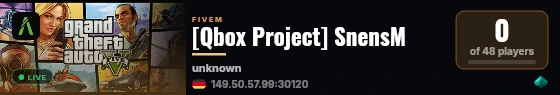 [Qbox Project] SnensM live status badge
