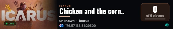 Chicken and the corn.. live status badge