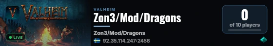 Zon3/Mod/Dragons live status badge