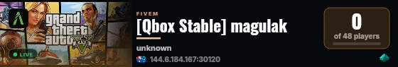 [Qbox Stable] magulak live status badge