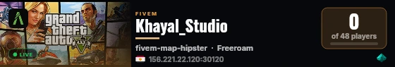 Khayal_Studio live status badge