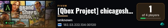 [Qbox Project] chicagoshootings live status badge