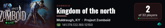 kingdom of the north live status badge