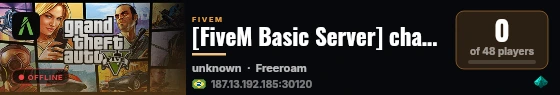 [FiveM Basic Server] change-me live status badge