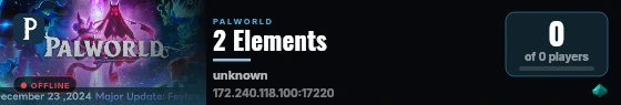 2 Elements live status badge