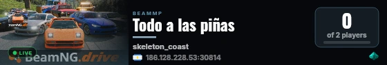 Todo a las piñas live status badge