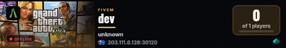 dev live status badge