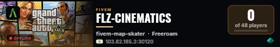 FLZ-CINEMATICS live status badge