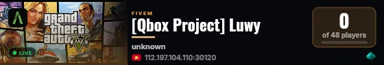 [Qbox Project] Luwy live status badge