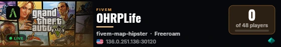 OHRPLife live status badge