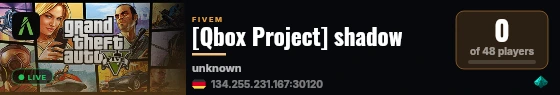 [Qbox Project] shadow live status badge