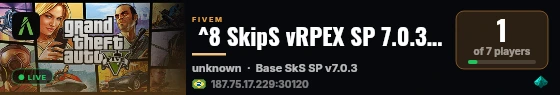  ^8 SkipS vRPEX SP 7.0.3 - ^1RED Edition live status badge