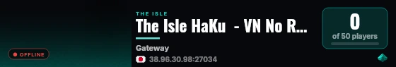 The Isle HaKu  - VN No Rules live status badge
