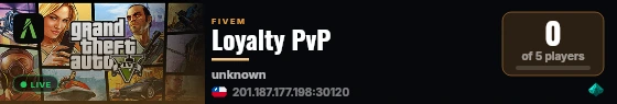 Loyalty PvP live status badge