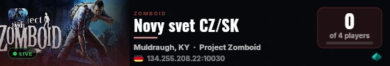 Novy svet CZ/SK live status badge