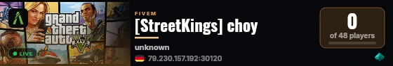 [StreetKings] choy live status badge