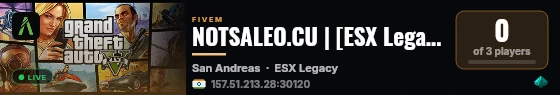NOTSALEO.CU | [ESX Legacy] live status badge