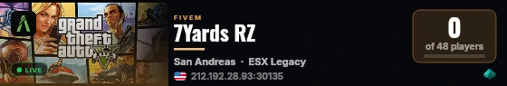 7Yards RZ live status badge
