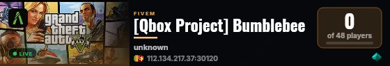 [Qbox Project] Bumblebee live status badge