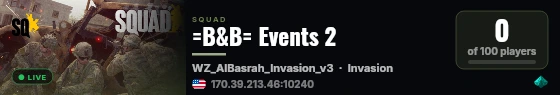 =B&B= Events 2 live status badge