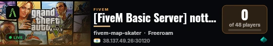 [FiveM Basic Server] nott_.disxhantt live status badge